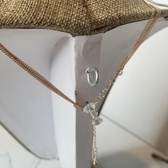 Gold Pendant Layer Coin Necklace NEW - Picture 4 of 4